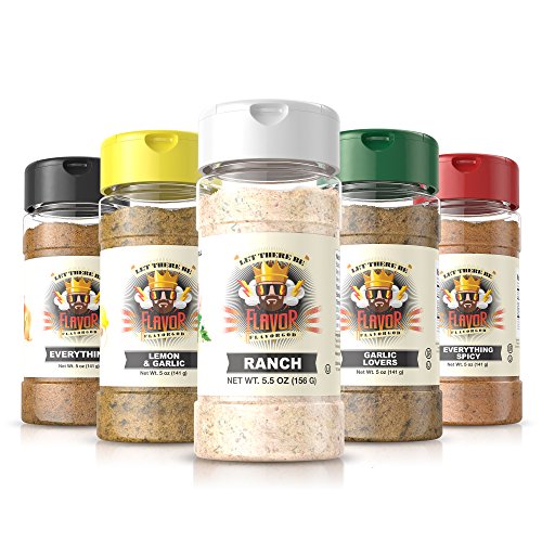 1 Best Selling 5oz Flavor God Seasonings 5 Bottle Ranch Combo Pack