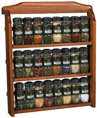 McCormick Gourmet Spice Rack, Three Tier Wood, 24-Count – Gourmet Gifts ...