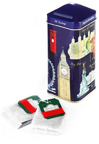 Tin London Money Box Souvenir with 20 Teabags - Gourmet Gifts | gifts ...