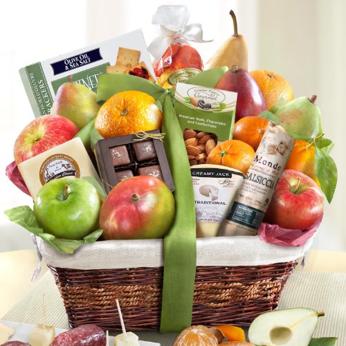 Golden State Fruit Gourmet Abundance Gift Basket - Gourmet Gifts ...