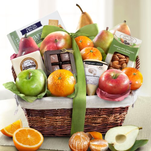 Golden State Fruit The Classic Deluxe Fruit Basket - Gourmet Gifts ...