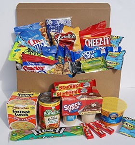 Munchy Junkie Care Package Back To School Gift (30 Count) For College ...