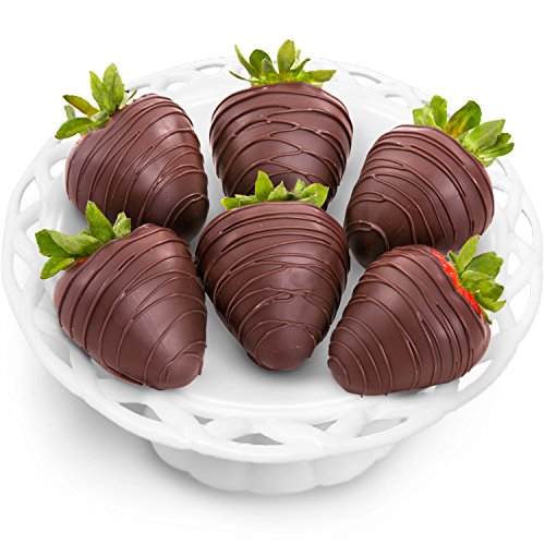 Golden State Fruit 6 Piece Dreamy Dark Chocolate Covered Strawberries ...