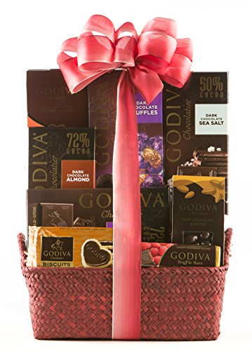Wine.com Godiva Dark Chocolate Gift Basket - Gourmet Gifts | gifts for ...
