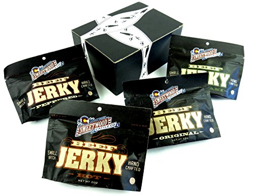 Sweetwood Cattle Co. Beef Jerky 4-Flavor Variety One 2 oz 