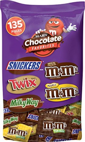 Mars Chocolate Halloween Candy Variety Mix (Snickers, Twix, Milky Way ...